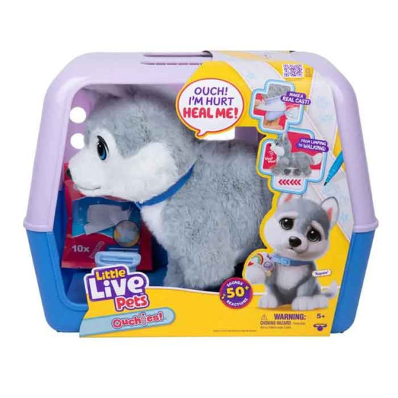 LLP LITTLE LIVE PETS OUCHIES DELUXE SINGLE PK ASPEN (HUSKY)